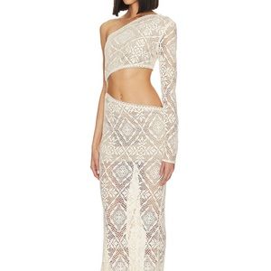 Ameena cut out one shoulder gown - Bronx and Banco